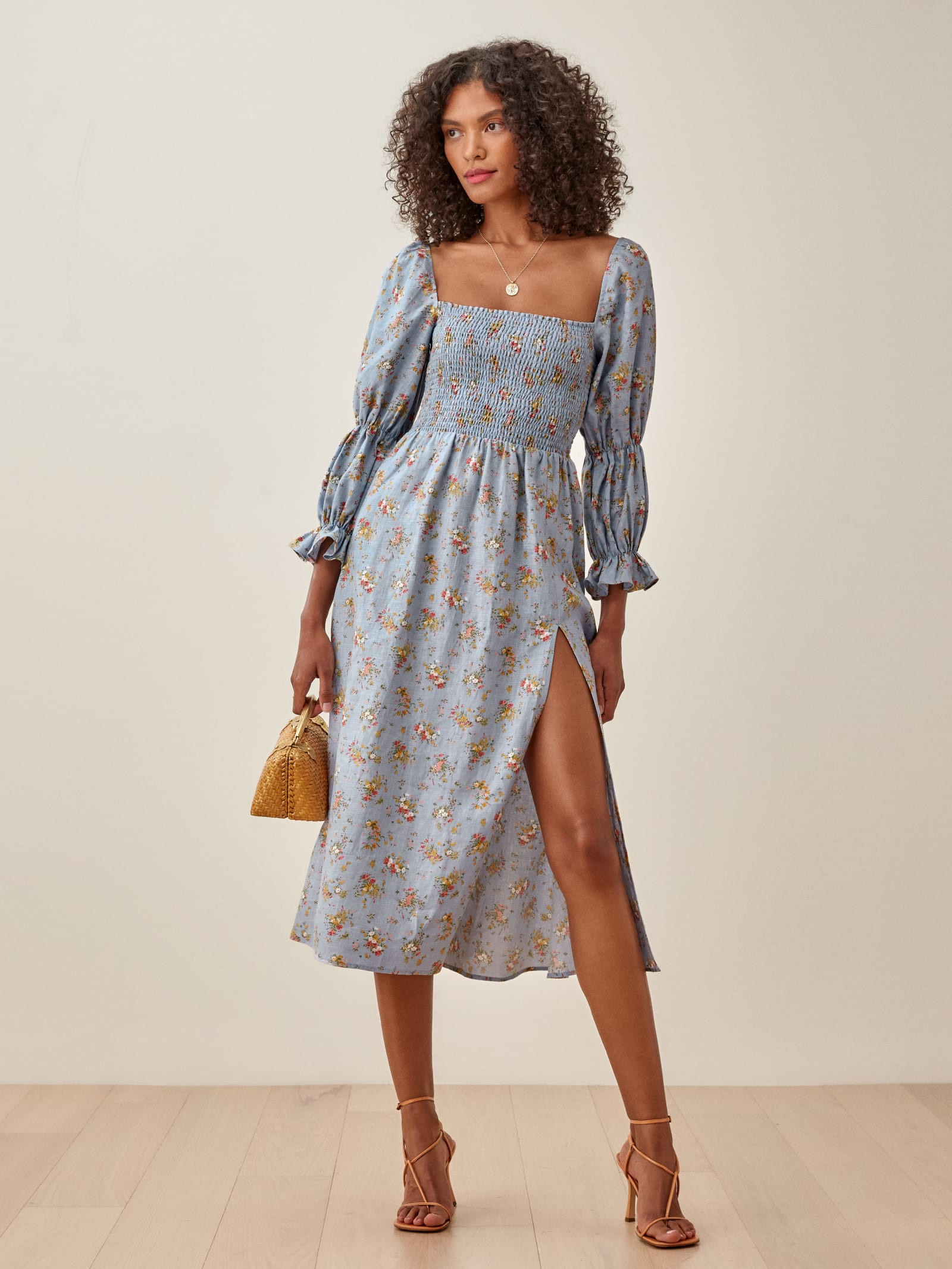 Hyland Linen Dress | Reformation (Global)