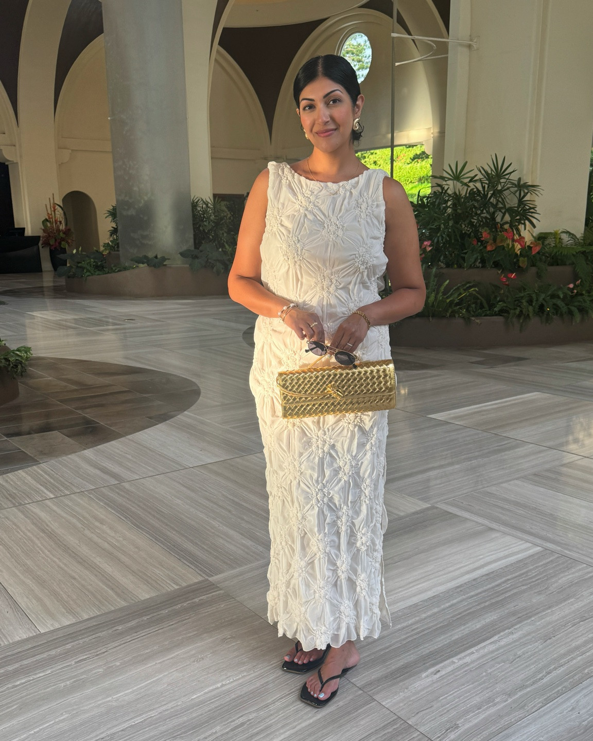 An affordable dress that looks anything but 🤎✨ This @Commense dress is such a good find for wedding season, date nights and special occasions.

The low-back detail makes it feel elevated and a little sexy, while the lightweight fabric makes it perfect for late-summer events and warm-weather nights. And as a midsize girlie, I love how beautifully it falls on curves without feeling heavy or overdone.

Wear it with heels and statement earrings for a wedding guest look or keep it simple for your next date night. ✨

I am 5’8, Wearing a size large paired with Amazon accessories 

#WeddingGuestDress #DateNightDress #MidsizeStyle #AffordableFashion #SpecialOccasionDress #LTKStyle #Commense

SEO keywords: Commense dress, affordable wedding guest dress, date night dress, low back dress, backless dress, midsize wedding guest dress, midsize date night outfit, dresses for curves, affordable special occasion dress, late summer wedding guest dress, evening dress for women, lightweight maxi dress, affordable dresses for women

#LTKWedding #LTKMidsize #LTKootd