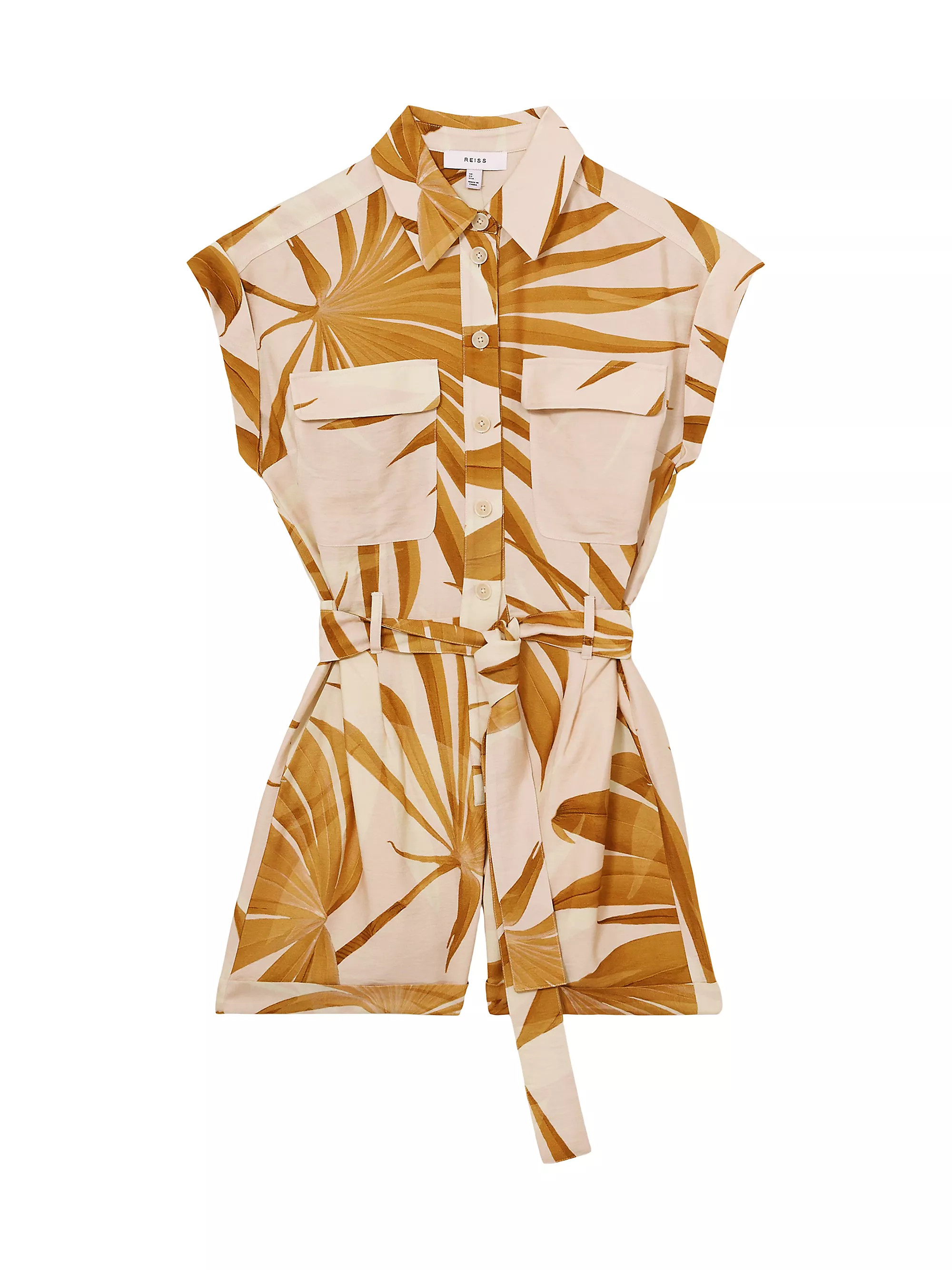 Harri Printed Utility Romper | Saks Fifth Avenue