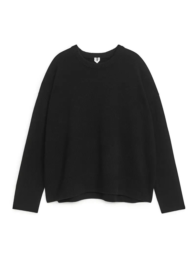 Cashmere Jumper - Black - ARKET GB | ARKET