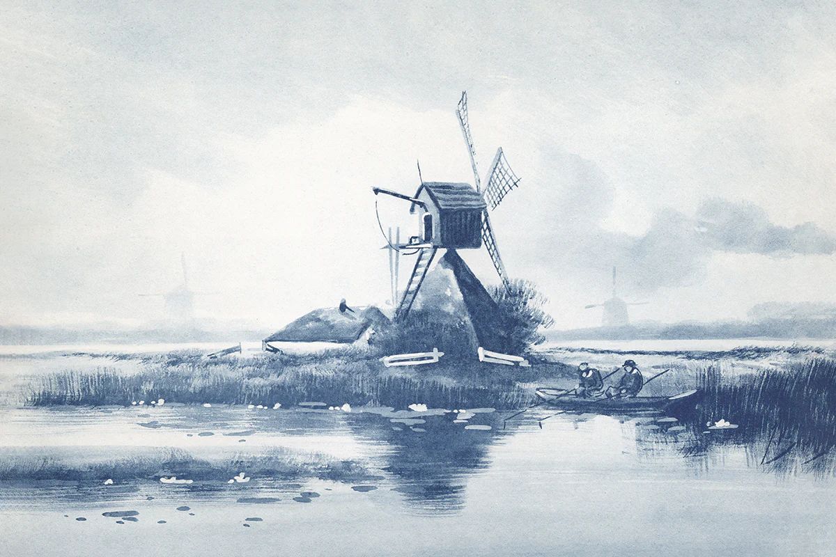Delft Windmill | Juniper Print Shop