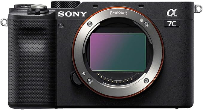 Sony Alpha 7C Full-Frame Mirrorless Camera - Black (ILCE7C/B) | Amazon (US)