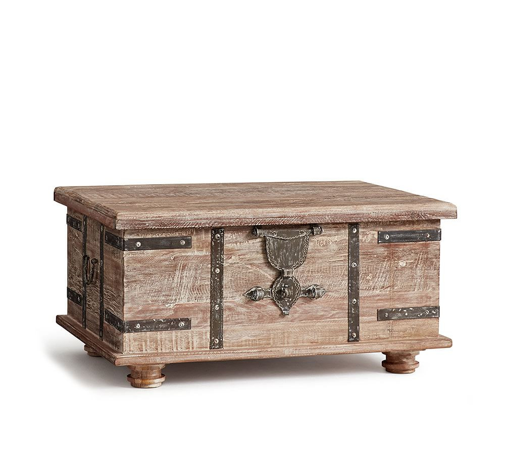 Kaplan Reclaimed Wood Lift-Top Coffee Table | Pottery Barn (US)