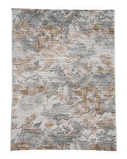 5x7 Wool Blend Tapestry Tree Area Rug | Polyester/Cotton/Wool | Marshalls