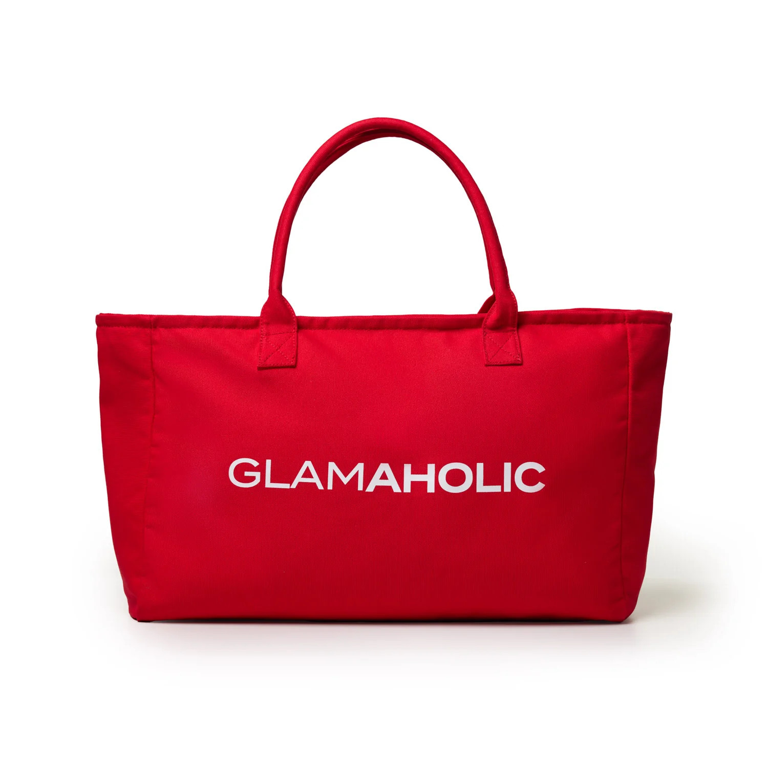 ATHLETIC CANVAS TOTE - RED | Glam-Aholic Lifestyle