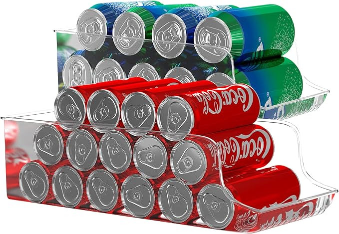 Amazon.com: Atopov Set of 2 Refrigerator Organizer Bins Fridge Organizer Freezer Pantry Organizat... | Amazon (US)