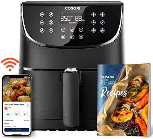 COSORI Smart Air Fryer xl 5.8QT 13-in-1 cooker (800+ Online & 100 Paper Recipes) can Air Fry, Roa... | Amazon (US)
