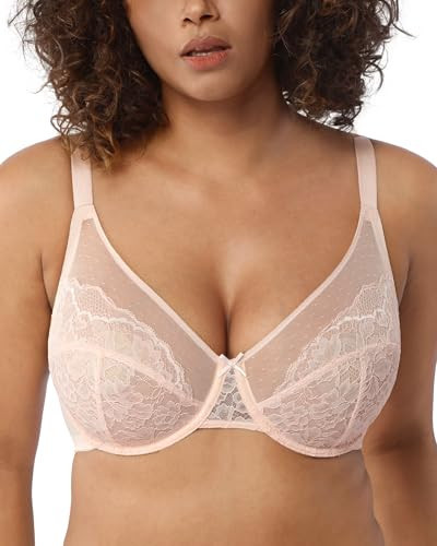 HSIA Minimizer Bras for Women Enchante Lace Underwire Bra for Heavy Breast | Amazon (US)