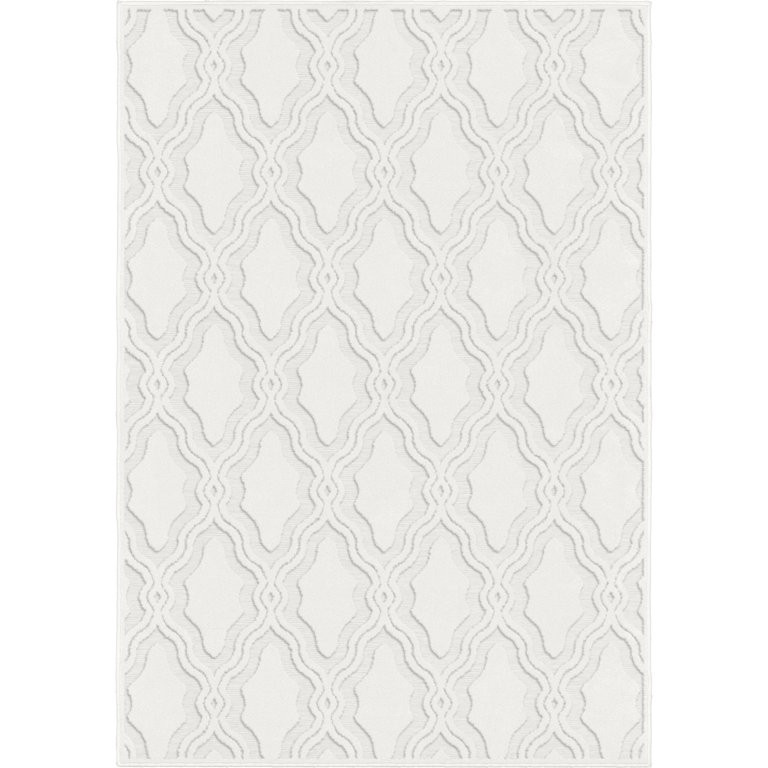 My Texas House Cotton Blossom 7'9 X 10'10 Natural High Low Outdoor Rug | Walmart (US)