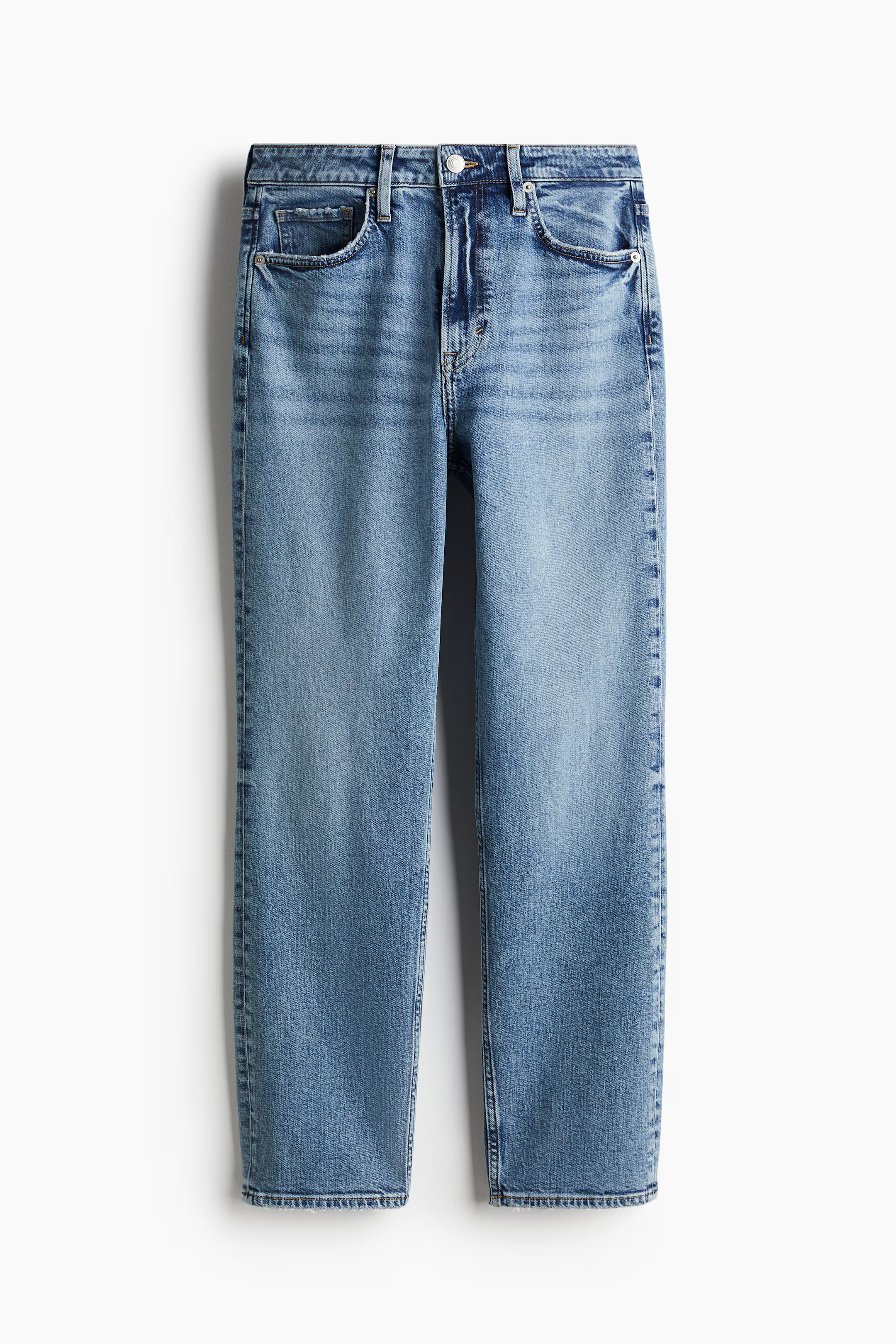 Slim Straight High Ankle Jeans | H&M (UK, MY, IN, SG, PH, TW, HK)