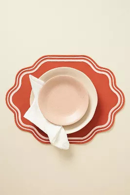 Madeline Embroidered Cotton Placemat | Anthropologie (US)