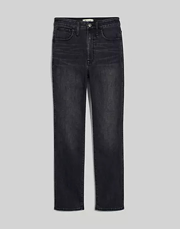 Curvy High-Rise Slim Straight Jeans in Richgrove Wash | Madewell