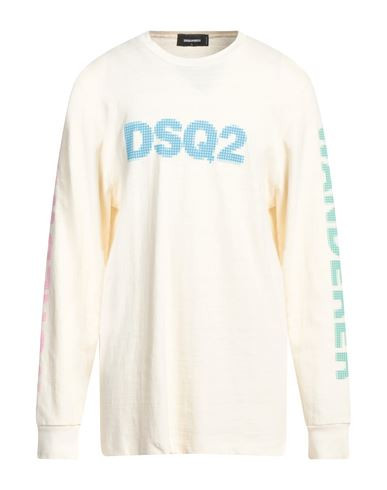 Dsquared2 Man Sweatshirt Cream Size S Cotton | YOOX (US)