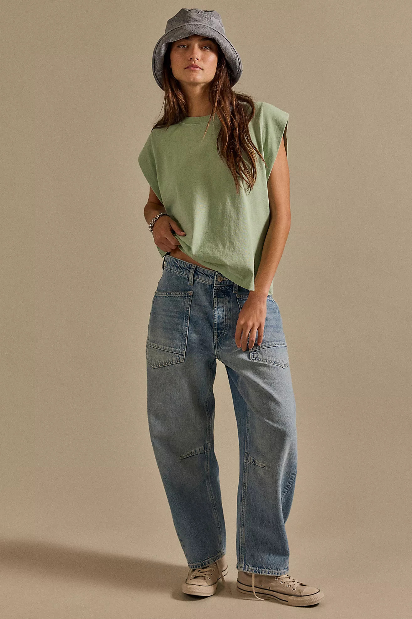 We The Free Minimalist Moxie Barrel Jeans | Free People (Global - UK&FR Excluded)