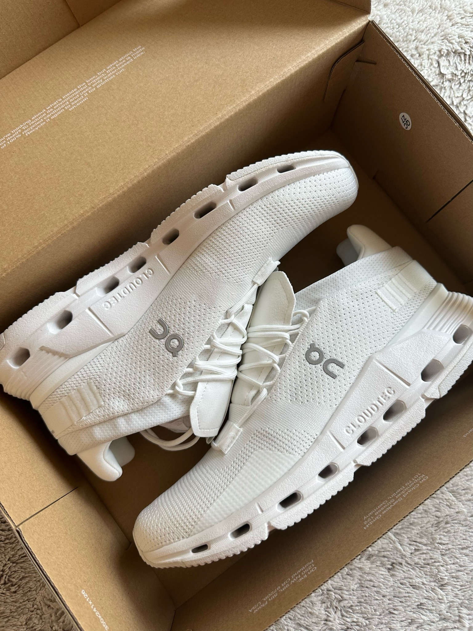 On cloud running shoes 👟