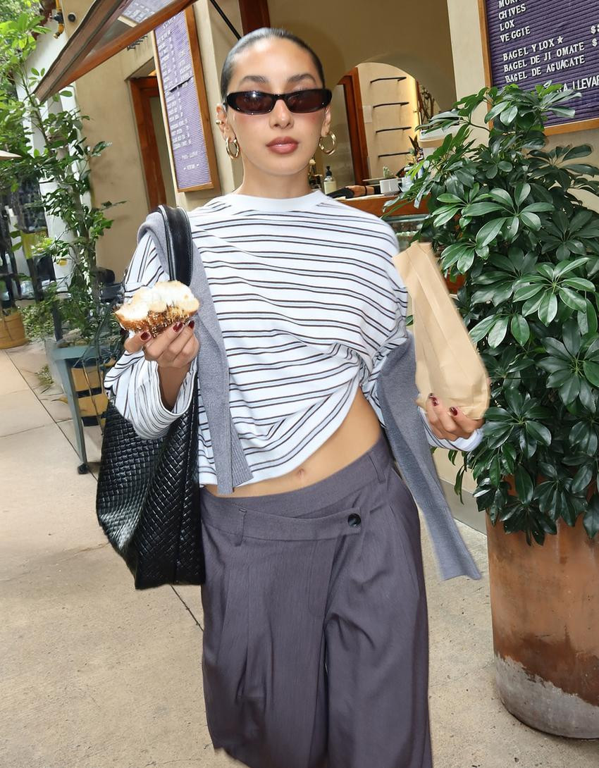 Printed long sleeve T-shirt - T-shirts - Women | Bershka GB