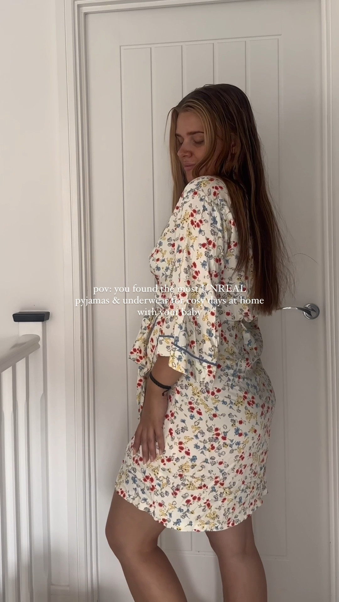 Floral satin dressing gown, house robe, soft pyjamas, lounge wear, home wear  

#LTKhome #LTKeurope #LTKSeasonal