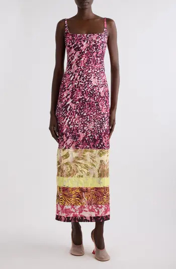 Mixed Print Maxi Dress | Nordstrom