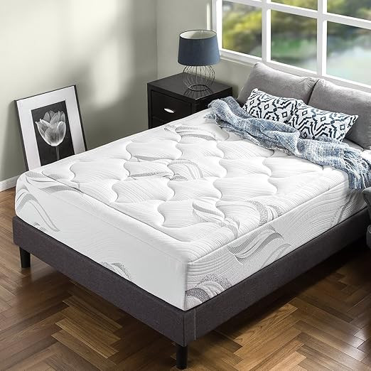 ZINUS 12 Inch Cloud Memory Foam Mattress / Pressure Relieving / Bed-in-a-Box / CertiPUR-US Certif... | Amazon (US)