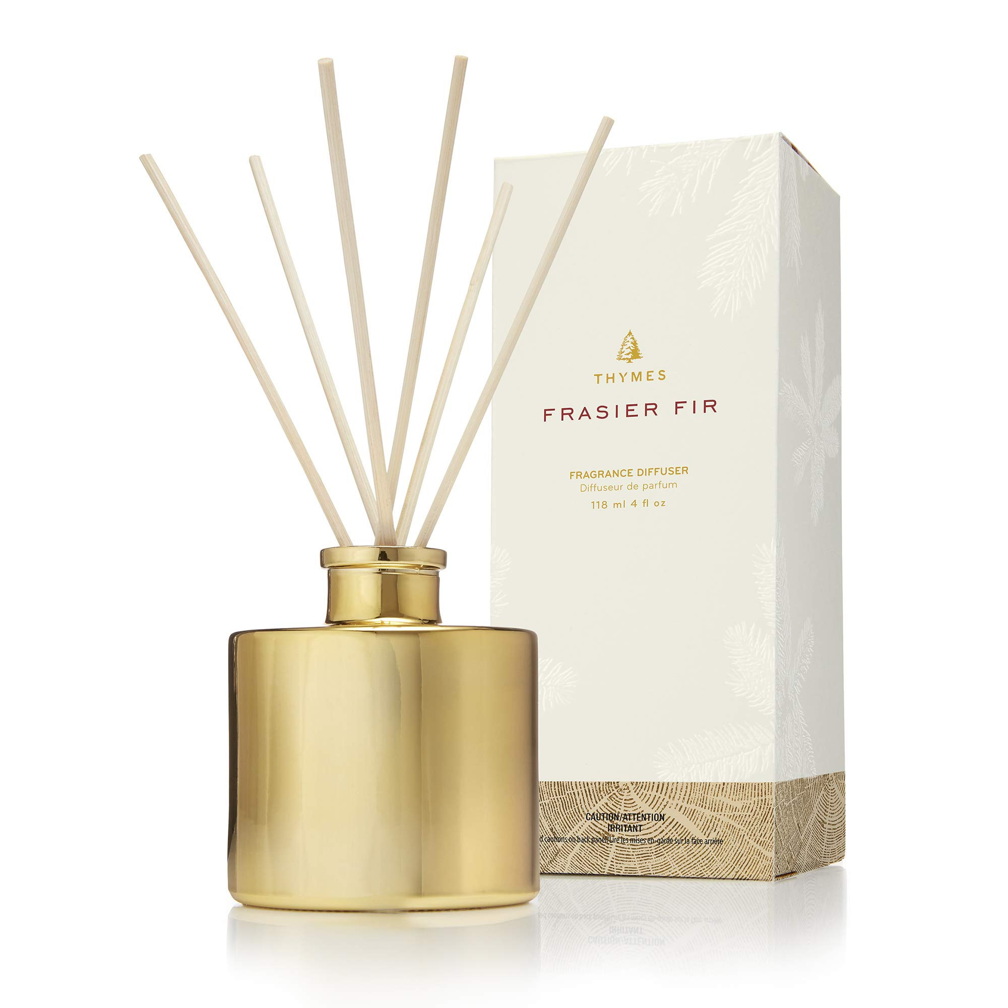 Thymes Petite Gold Reed Diffuser - 4 Fl Oz - Frasier Fir | Amazon (US)