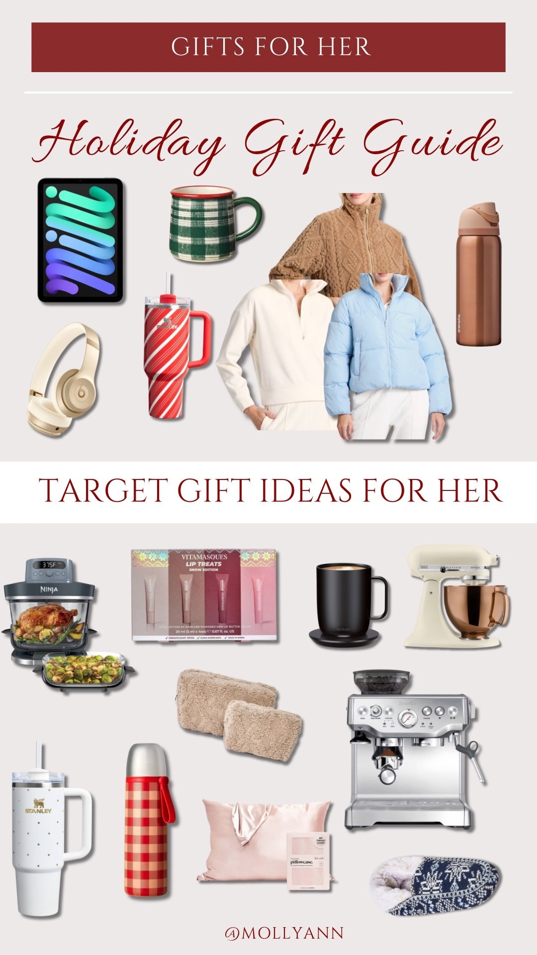 Holiday gift guide for her! Target gift ideas for her 

#LTKHoliday #LTKGiftGuide