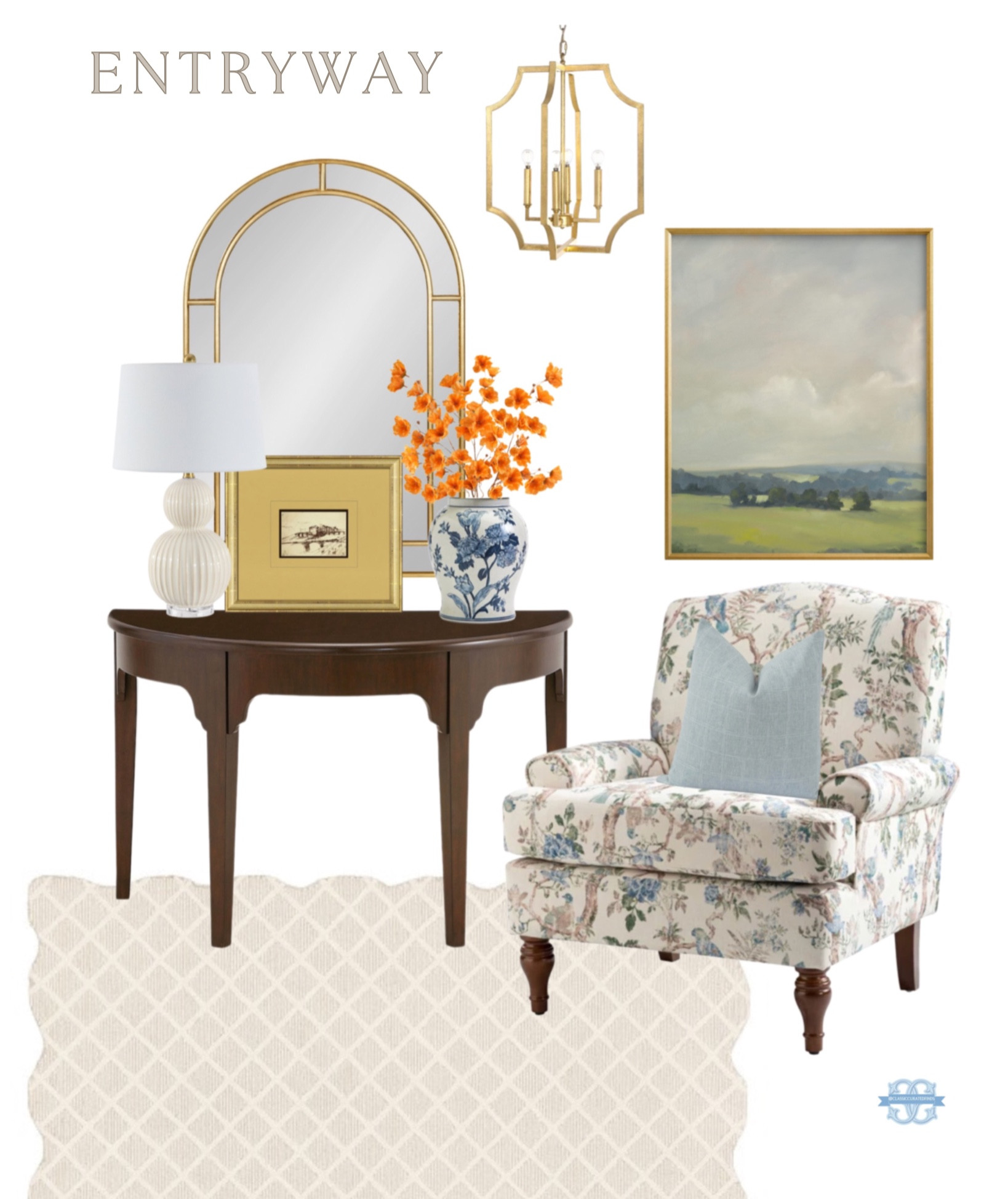 Traditional Style Entryway Decor🤍

Home Decor, Entry Table, Console Table, Accent Chair, Mirror, Fall Decor

#LTKhome