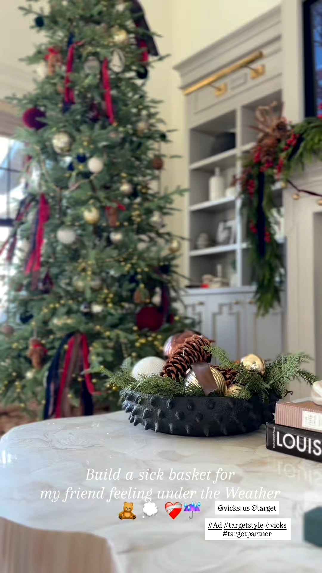 #ad #targetpartner @vicks_us @target Building a little feel-better basket for my friend who’s under the weather 🧸💭❤️‍🩹☔️ Nothing beats showing up with the essentials — and Vicks always gives that fast-acting relief we all need this time of year. Trusted for over 130 years, and still the go-to in our house 🤧✨ #targetstyle #vicks  @Shop.LTK #liketkit