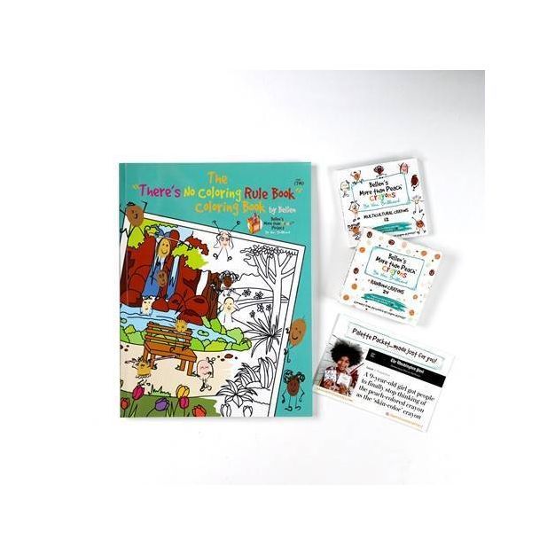 &#34;There&#39;s No Coloring Rule Book&#34; Coloring Book Bundle - Bellen&#39;s More Than Peach | Target