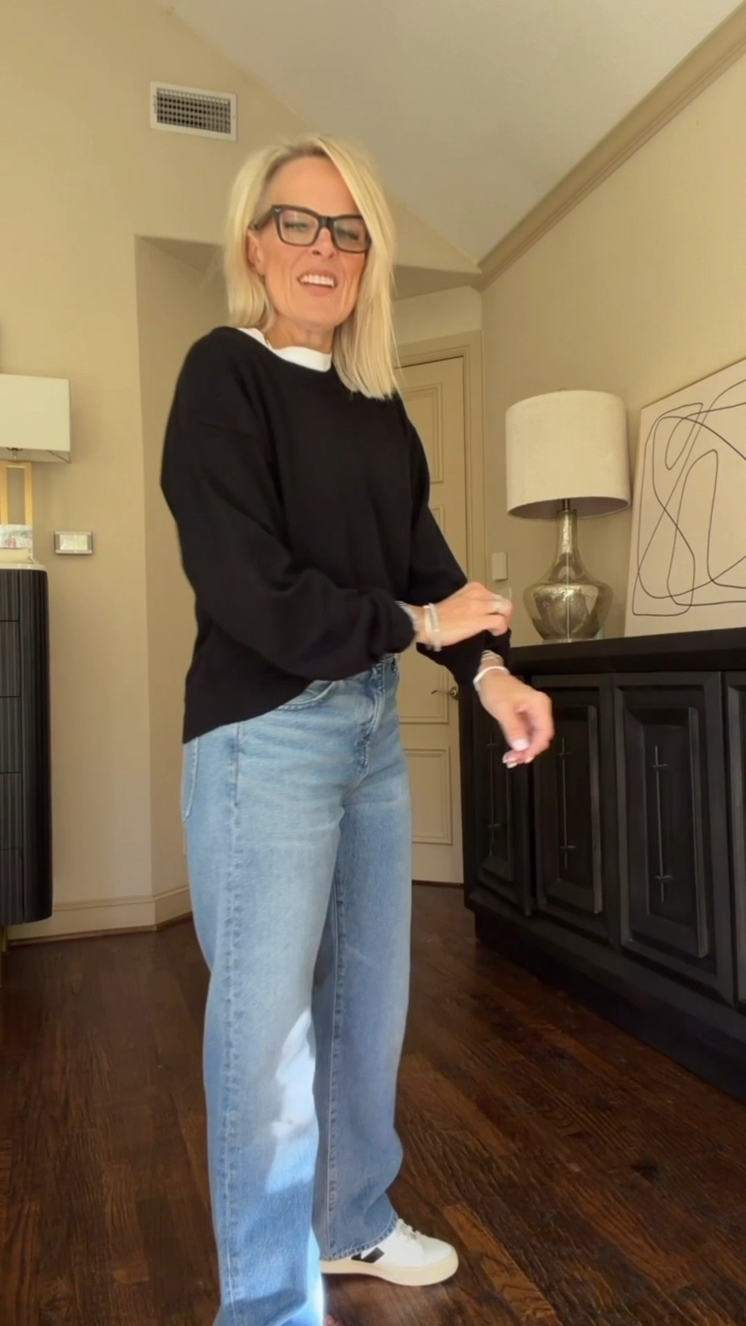 Classic crewneck cashmere sweater from JCrew. Classic timeless, casually chic   Comes in lots of colors 

These first pair of denim are waitlisted, but I do love them.

@jcrew #injcrew #ad

#LTKStyleTip #LTKGiftGuide #LTKOver40