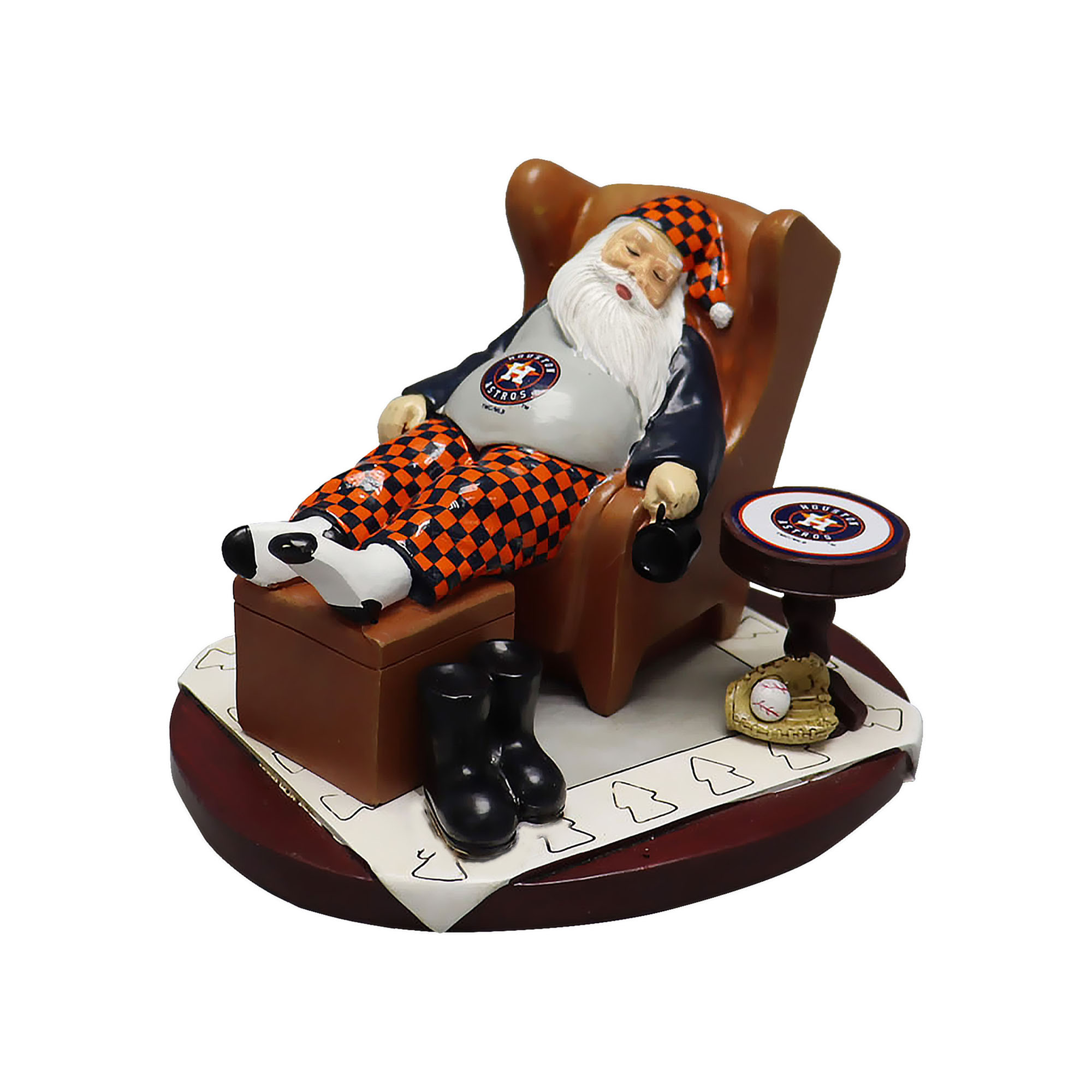 The Memory Company Houston Astros Resting Santa Figurine | Fanatics