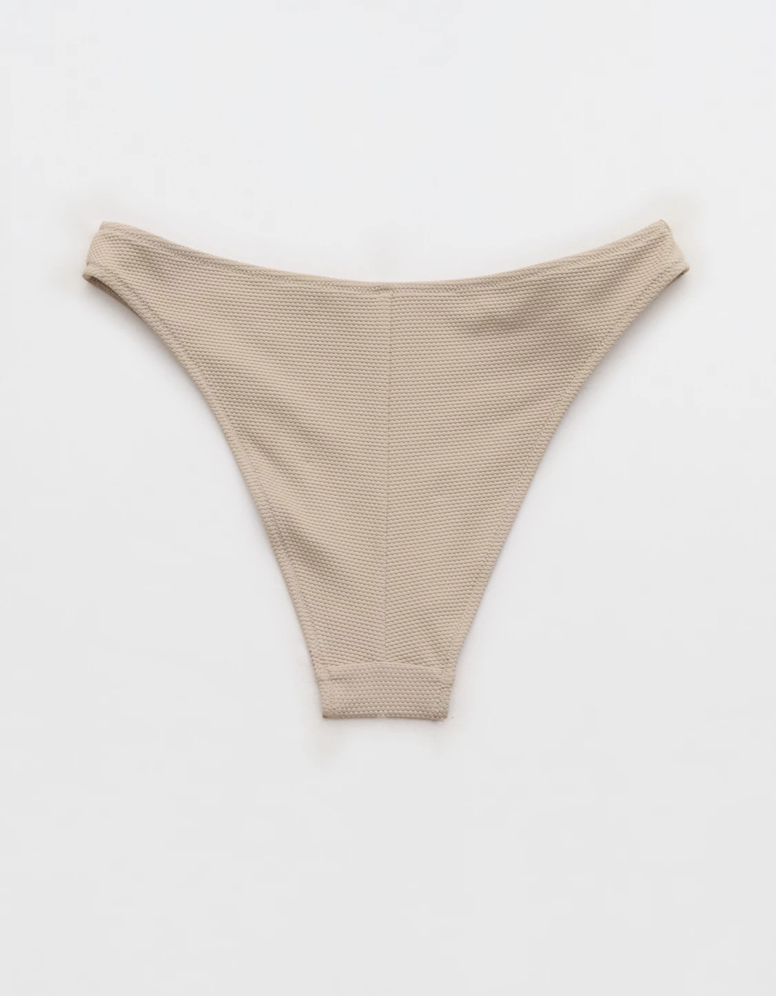 Aerie Pique Mid Rise Cheeky Bikini Bottom | Aerie