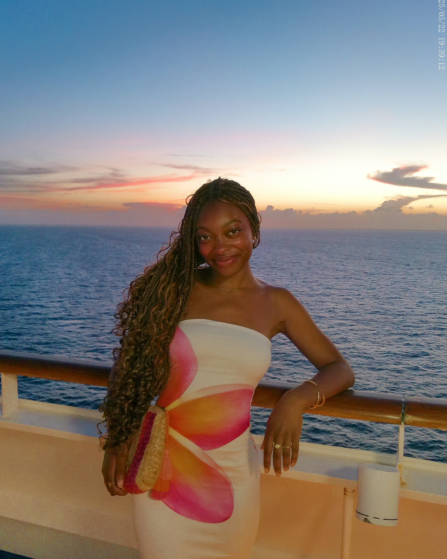 summer forever pls 🌺🌊🤍 

Sunset pics, what to wear at sunset, cruise sunset, vacation fit, cruise outfit, beginning boutique dress, summer dress