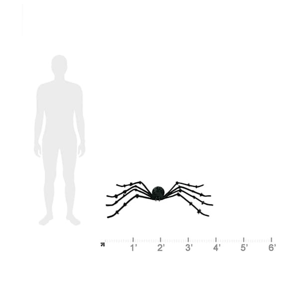 Posable Spider Halloween Decor, 50" | At Home