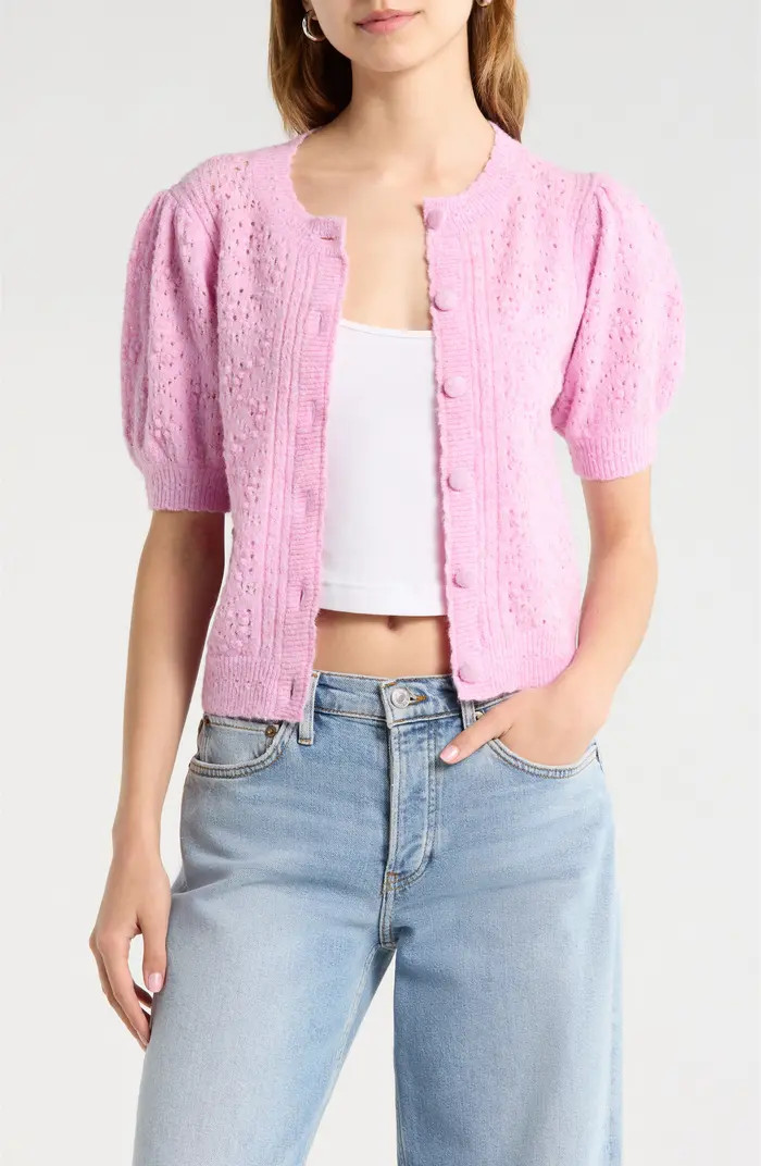 Kaydence Bobble Stitch Cardigan | Nordstrom