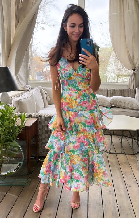 Wayf floral dress I’ve worn to weddings and showers - linking some similar styles too

#LTKwedding