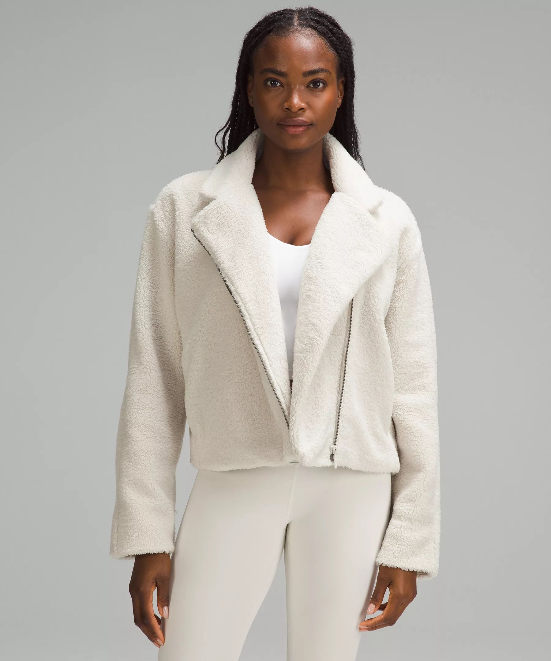 Textured Fleece Collared Jacket | Women's Hoodies & Sweatshirts | lululemon | Lululemon (US)