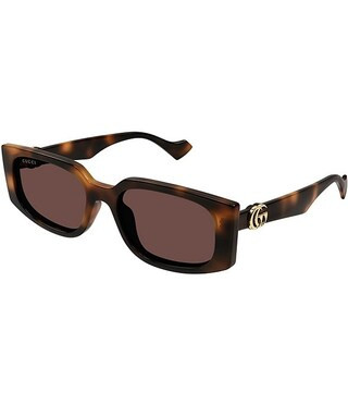 Gucci Women's GG Generation Light 55mm Havana Rectangle Sunglasses | Dillard's | Dillard's