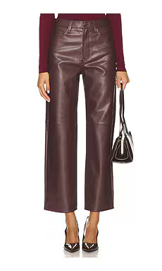 PISTOLA Jett High Rise Bowed Straight in Cabernet from Revolve.com | Revolve Clothing (Global)