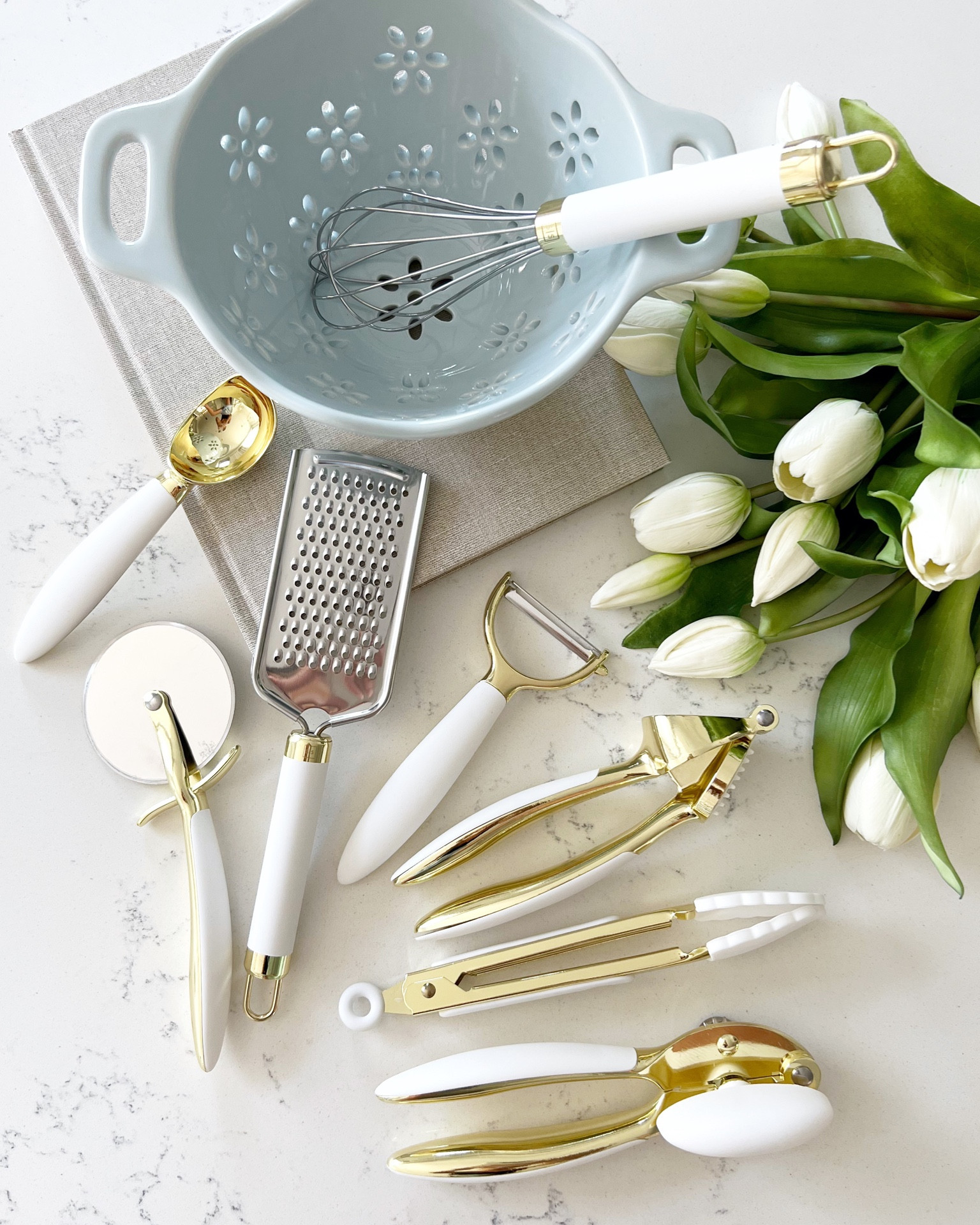 Amazon Prime Day! White and gold cooking tools  

#LTKsalealert #LTKhome #LTKxPrimeDay