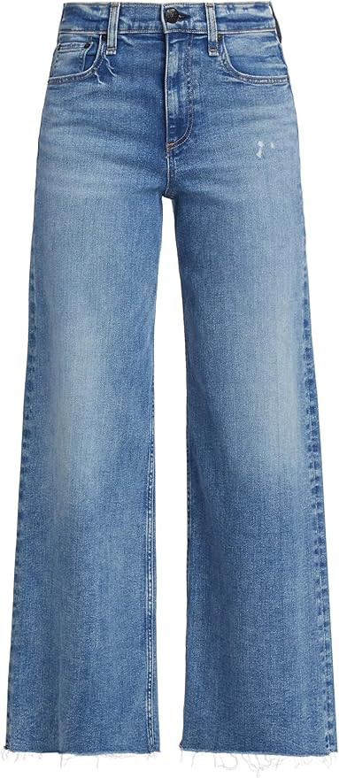 rag & bone Women's Sofie Wide-Leg Cropped Jeans Monterosso | Amazon (US)