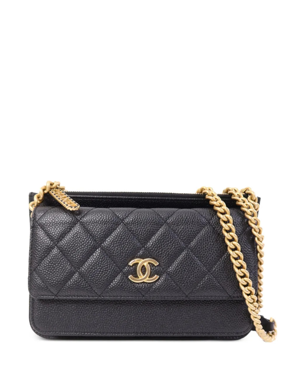 CHANEL Pre-Owned CC turn-lock shoulder bag - Black | Farfetch Global