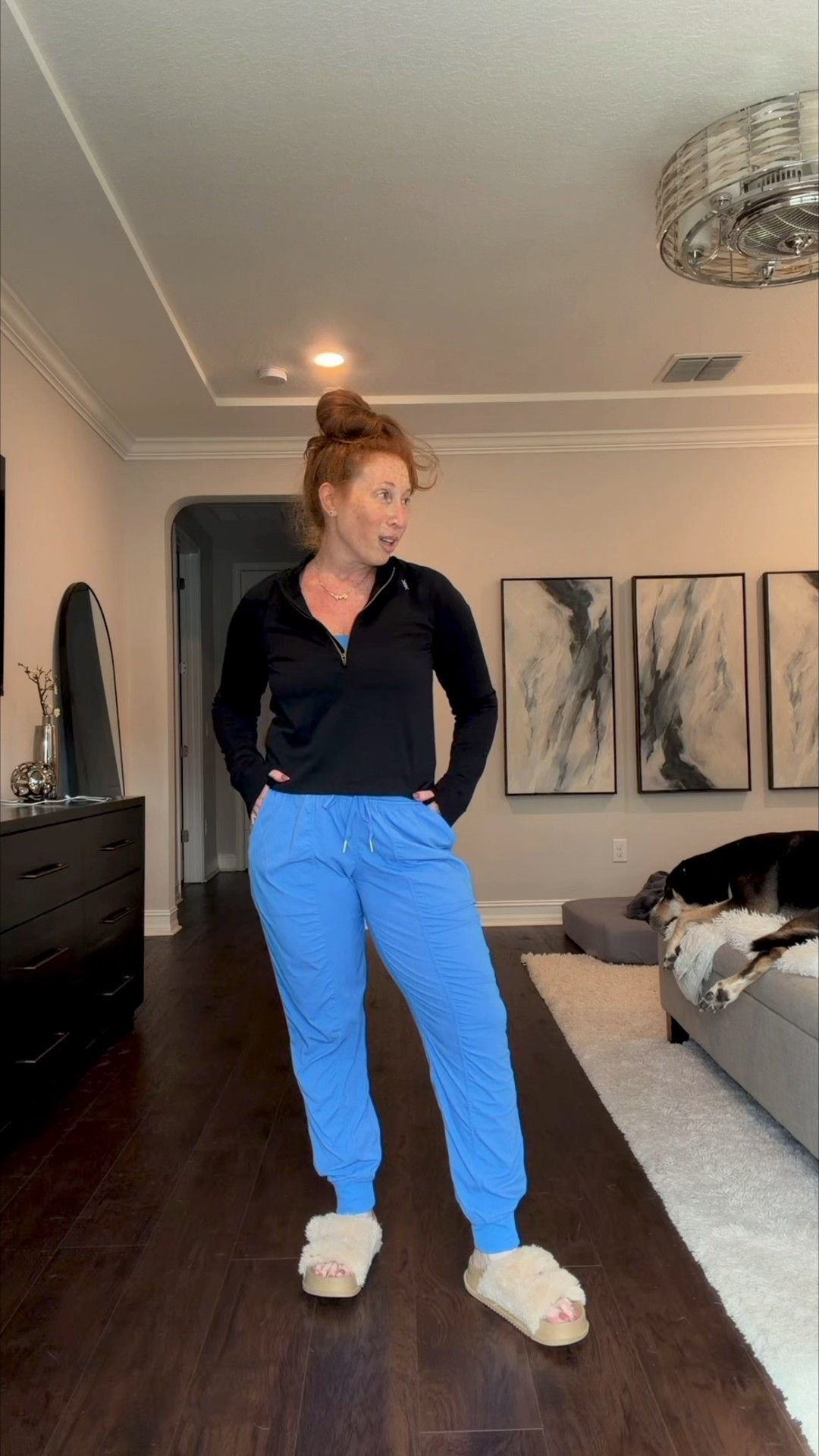 This song with this dance! 😆😆😆 Anyway…the bra and joggers are on sale! Bra is a large, and joggers are a 12! The top is Rhone, but they don’t make it anymore. 😭

#LTKActive #LTKSaleAlert #LTKFindsUnder100