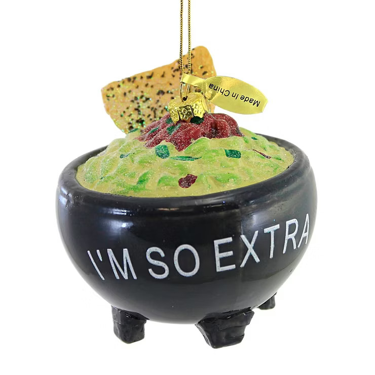 Holiday Ornament 3.5" I Am So Extra Ornament Food Snack Avocado  -  Tree Ornaments | Target