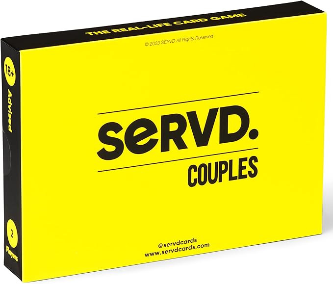 SERVD - Couples - The Hilarious Real-Life Couples Card Game | A Funny Couples Gift for Anniversar... | Amazon (US)