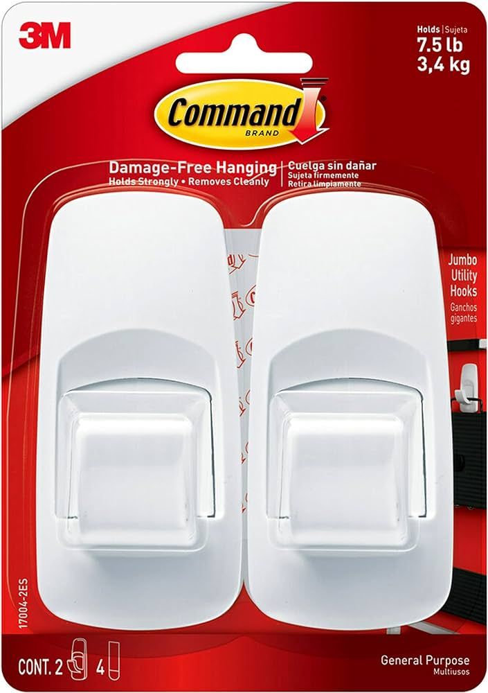 Command 17004-2ES Utility Hook, Jumbo, White, 2 | Amazon (CA)