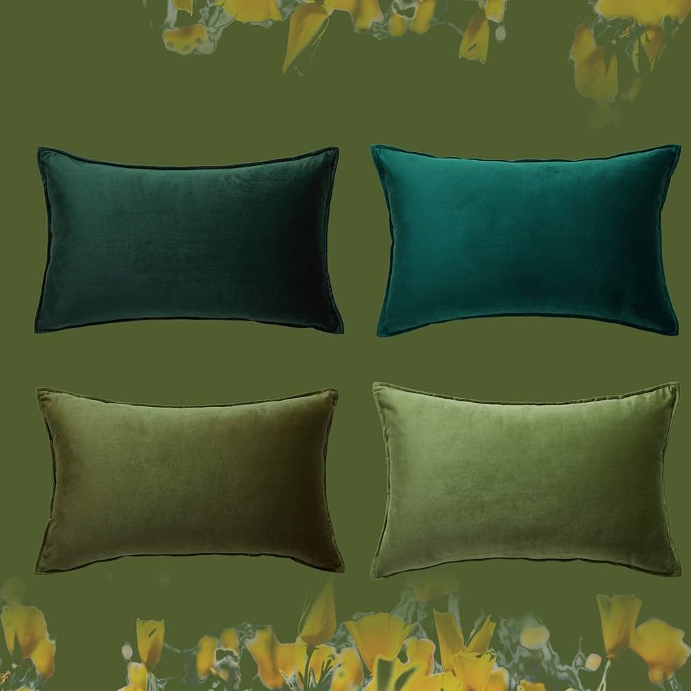 Topfinel 30x50 Cushion Cover for Sofa Livingroom Soft Rectangle Cushion Covers Bed Home Decoratio... | Amazon (UK)