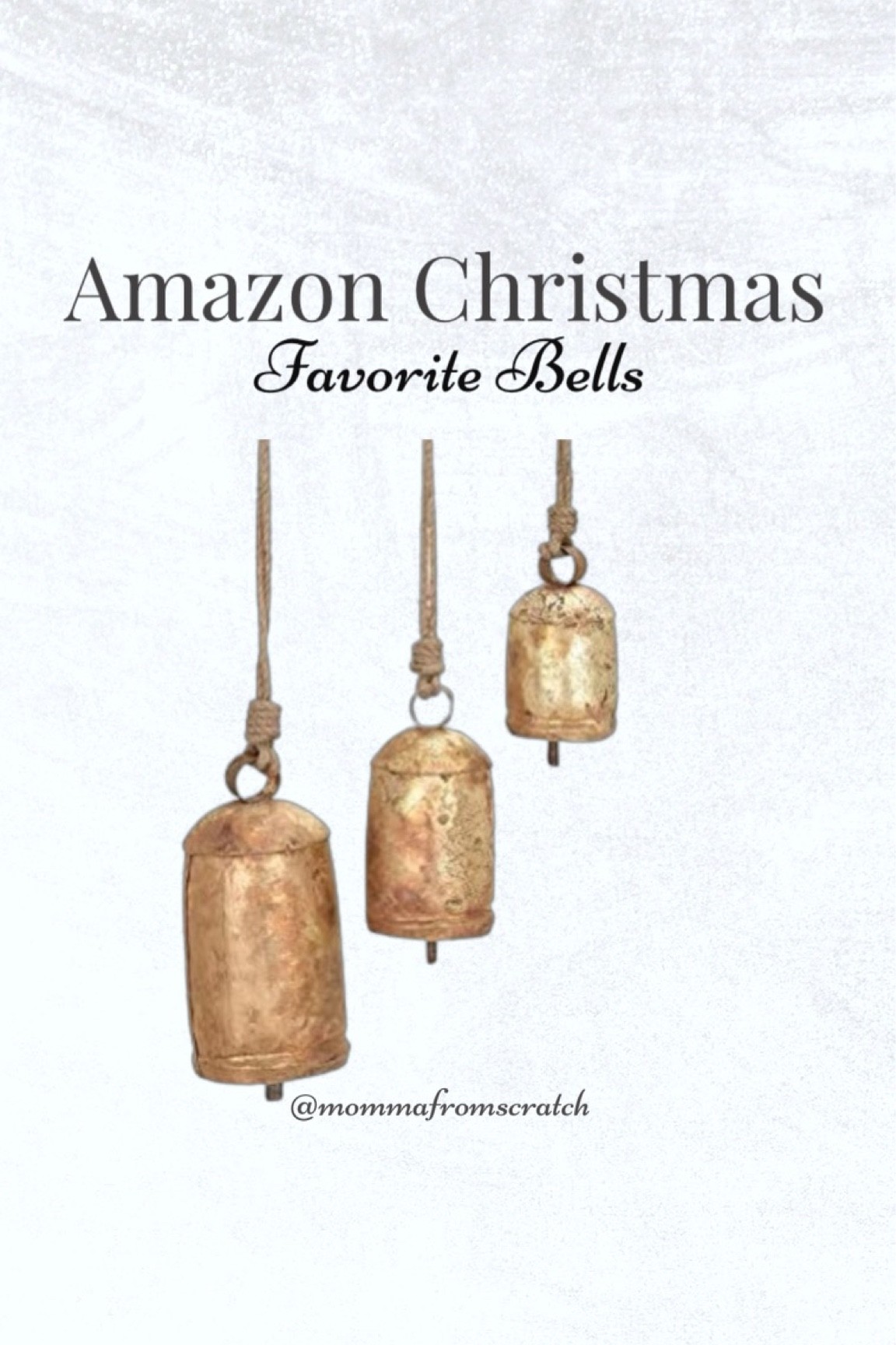 Holiday bells, Christmas bells, brass bells. 

#LTKunder50 #LTKhome #LTKHoliday