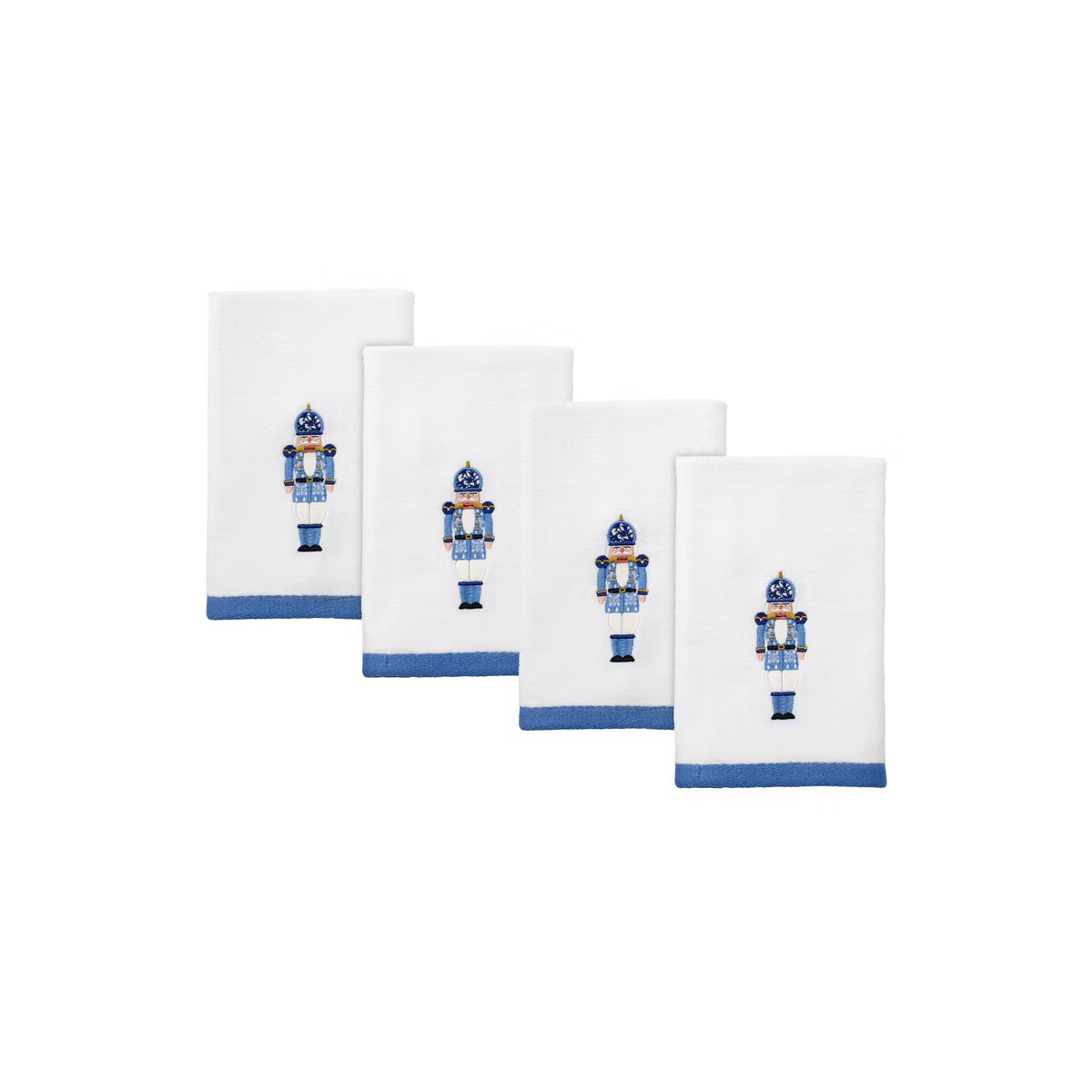 Avanti Linens Nutcracker Trellis Fingertip Towel 4 Pack | Target