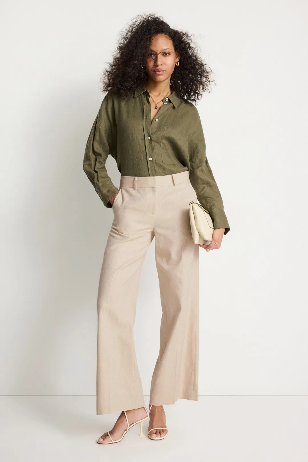 Wide Leg Linen Pants | Rent the Runway