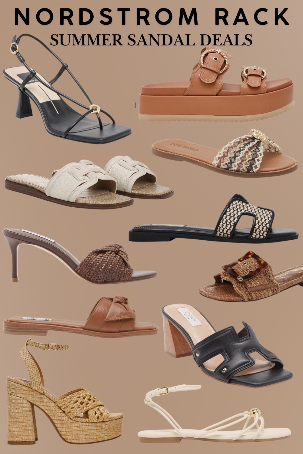 Nordstrom Rack is doing the most this summer and I am not complaining 🤎 Rounded up some of the best sandal finds — we’re talking neutral slides, woven heels, platform styles, and strappy everything. All the classic, elevated picks without the designer price tag.


Everything is linked to my LTK  - tap below to shop all the summer sandal deals 👇🏻🔗🤩

#nordstromrack #nordstromrackfinds 
#outfit inspired
#fashion inspo #weekend style
#weekend outfit #summersandals #sandals2026 #summershoes #sandalsseason #flat sandals #strappy heels #raffia sandals #slide sandals #heeled mules #brown mules #shoesofinstagram #ltkseasonal #ltkshoecrush #ltksalealert #ltkunder50 #ltkunder100 #ltkstyle #ltkfinds #ltkfashion #neutralstyle #classicstyle #summerstyle #summerfashion #shoelover #shoppinghaul #affordablefashion #fashionfinds #ootdshoes #sandalstyling #brown sandals #steve madden sandals #platform sandals #designer sandals #sam Edelman sandals #cognac sandals #h sandals #ootd

#LTKOver40 #LTKSeasonal #LTKSaleAlert
